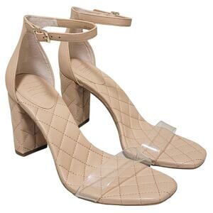 INC INTL Concepts Women Lexini Ankle Strap Sandals Size US 6M Nude Beige